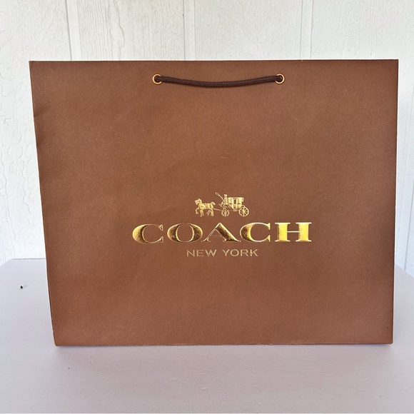 COACH NEW YORK LARGE SHOPPING BAG TOTE - Picture 9 of 10